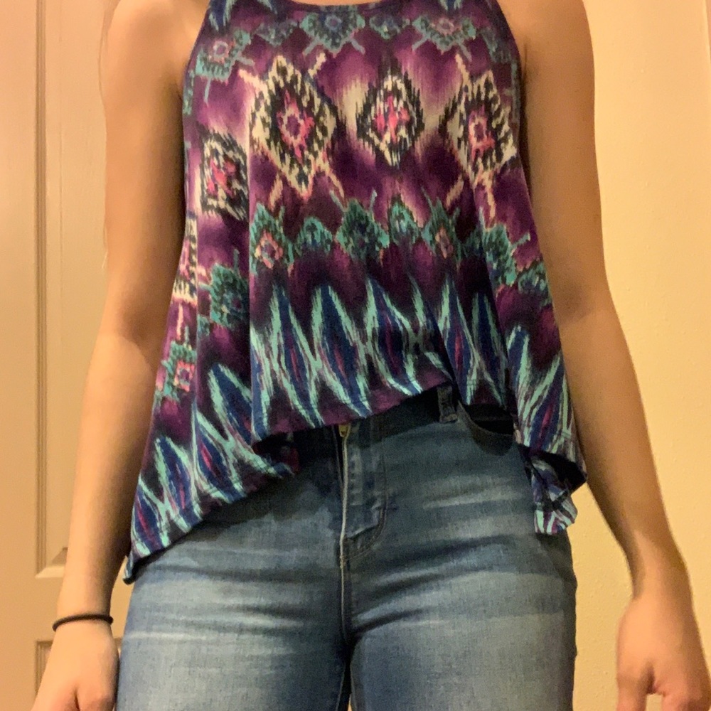 Patterned tank top - Picture 2 of 3